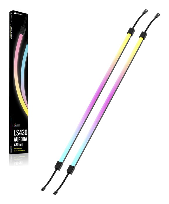 Corsair LS430 Aurora RGB Pack Double de Bandes LED XL Noir