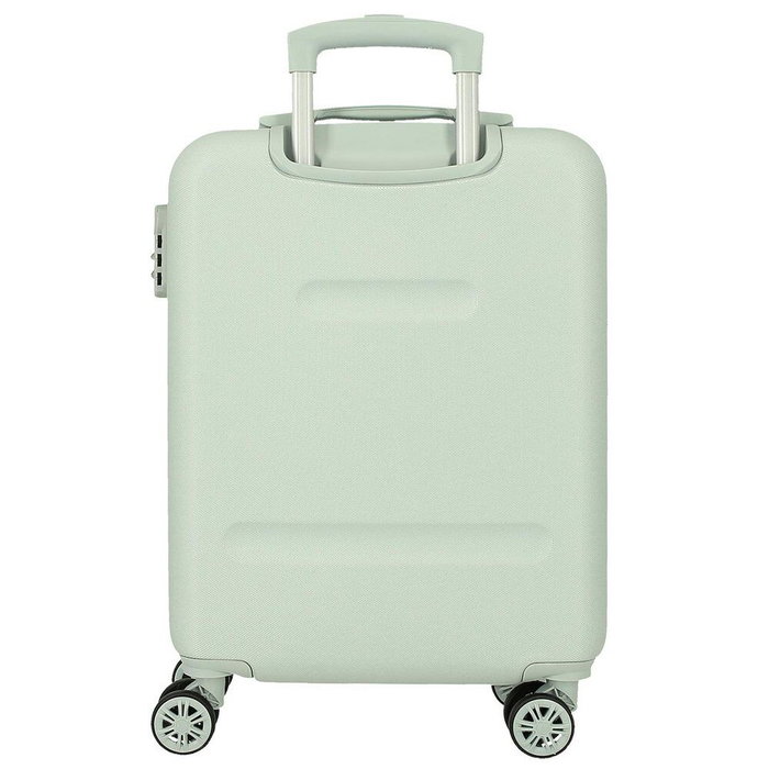 JOUMMA BAGS Valise cabine trolley ABS 55cm 4 roues multidirectionnelles thème Mickey Disney - 34L, 2,6 kg, compartiments organisés, cierre de combinaison