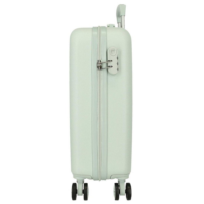 JOUMMA BAGS Valise cabine trolley ABS 55cm 4 roues multidirectionnelles thème Mickey Disney - 34L, 2,6 kg, compartiments organisés, cierre de combinaison