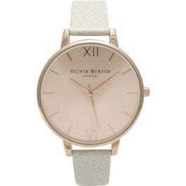 Olivia Burton OB13BD11 Montre Analogique Rose et Beige