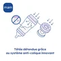 MAM Biberon Easy Start Anti-Colique Classique Lot de 2, 320 ml, Tétine Débit 3, Couleurs Menthe et Coton