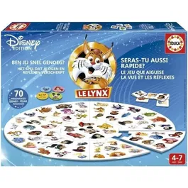 Educa - Jeu Lynx Disney 70 Images avec personnages Disney et Pixar - Anniversaire 100 ans