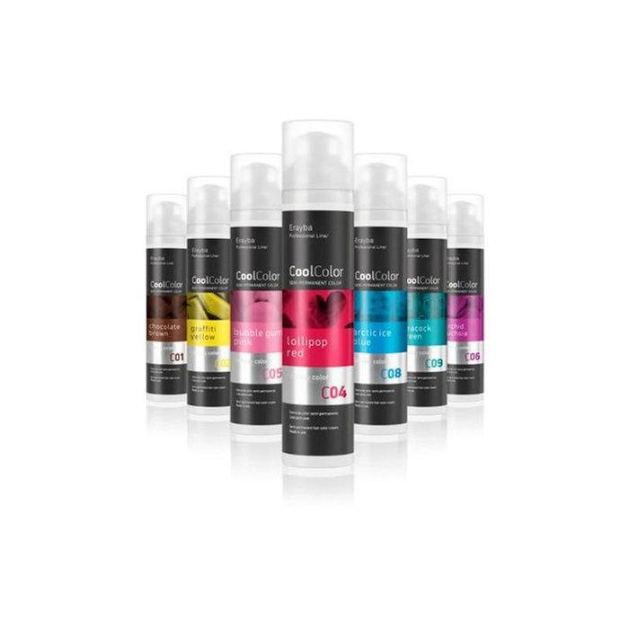 Erayba Cool Color C01 Teinture Crème Semi-permanente Brun Chocolat 100 mL - Intense et Vibrant, Sans Sulfates et Parabènes Erayba Cool Color C01 Teinture Crème Semi-permanente Brun Chocolat 100 mL - Intense et Vibrant, Sans Sulfates et Parabènes