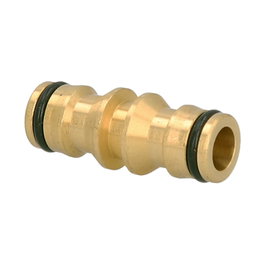 SATURNIA Manchon d'union pour tuyaux en laiton avec double connecteur rapide