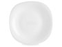 Vivalto Assiette à dessert carrée Opal 22 cm Blanc (Set de 24)