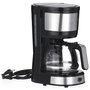 Severin KA 4808 Machine à café filtre, 4 tasses, Acier inoxydable et Noir