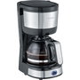 Severin KA 4808 Machine à café filtre, 4 tasses, Acier inoxydable et Noir
