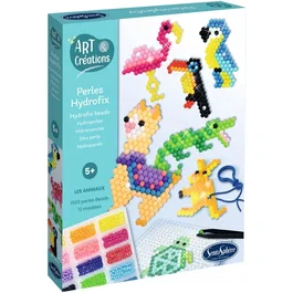 Sentosphere Perles Hydrofix Art & Créations - Kit de 1500 billes de 18 couleurs - Soudage à l'eau - Loisir créatif enfant dès 5 ans