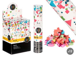 Arte Regal Canon à Confettis 30 cm Multicolore (Set de 48)