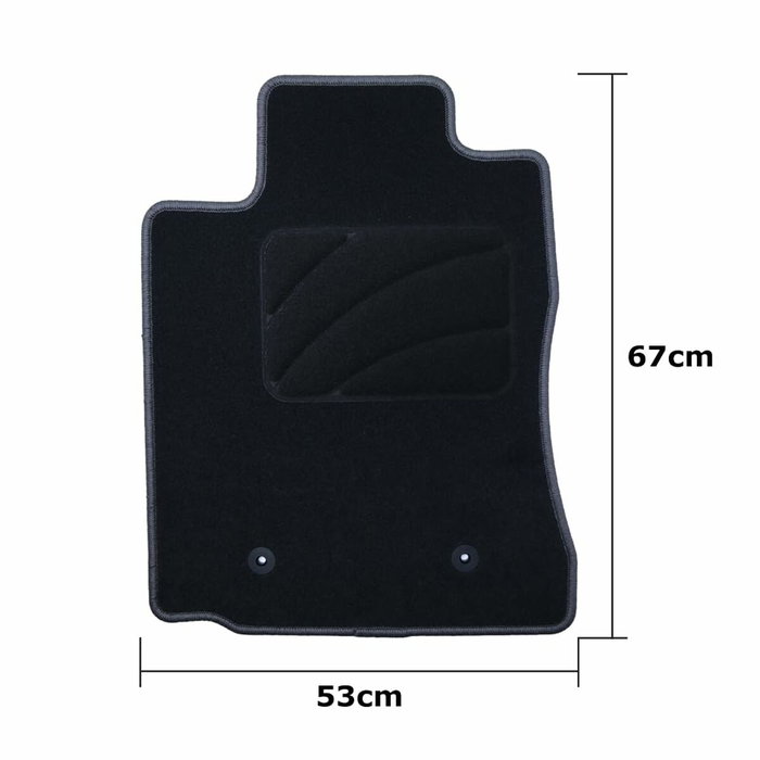 OCC Design Tapis sur mesure Toyota Corolla (2002-2007) 5PZ Rivet Gris Foncé OCC Design Tapis sur mesure Toyota Corolla (2002-2007) 5PZ Rivet Gris Foncé