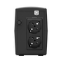 Phasak SAI UPS Sirius PH 7310 1000 VA 600 W Interactif avec AVR, LCD, 2 Prises Schuko, USB, Mini Tour, Protection Ordinateur et Périphériques