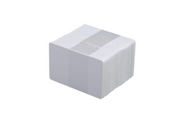 Evolis C4001 - Cartes PVC Classic blanc, 0.76 mm / 30 mil, Lot de 100, Format CR-80 ISO