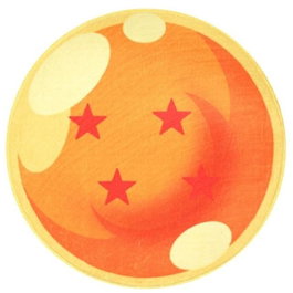 Sd Toys 0421 Tapis Dragon Ball Balle 4 Étoiles 60 x 60 cm Décoration Chambre Gaming Anime