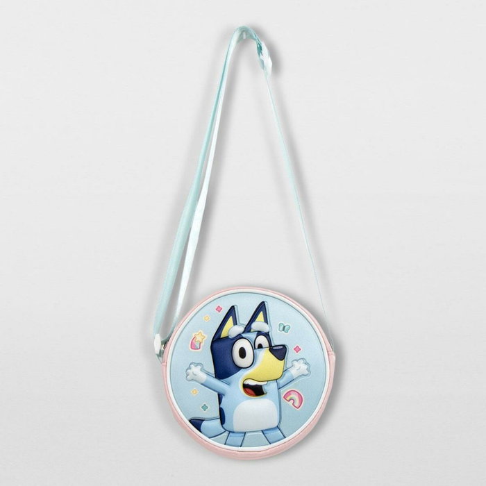 Sac à Bandoulière 3D Bluey Bleu 13 x 13 x 4 cm Sac à Bandoulière 3D Bluey Bleu 13 x 13 x 4 cm