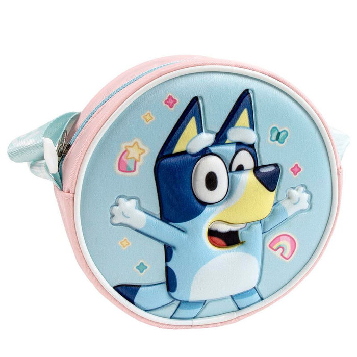 Cerdá Sac à Bandoulière 3D Bluey Bleu