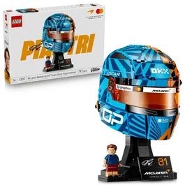 LEGO Editions 43017 McLaren Mastercard F1 Team Casque d'Oscar Piastri pour Ado Adulte Maquette Collector 793 Pièces