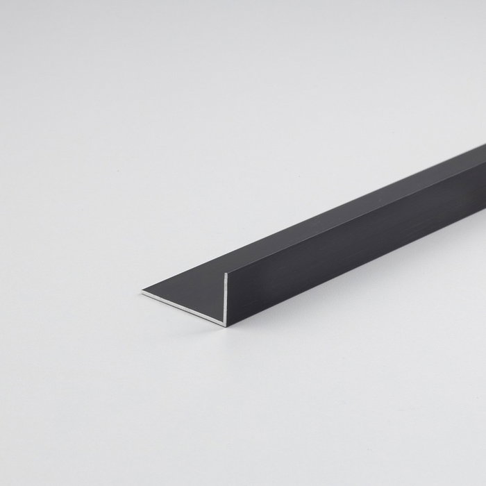 Arcansas Perfil d'angle L aluminium noir mat 1000 x 30 x 15 mm bricolage Arcansas Perfil d'angle L aluminium noir mat 1000 x 30 x 15 mm bricolage