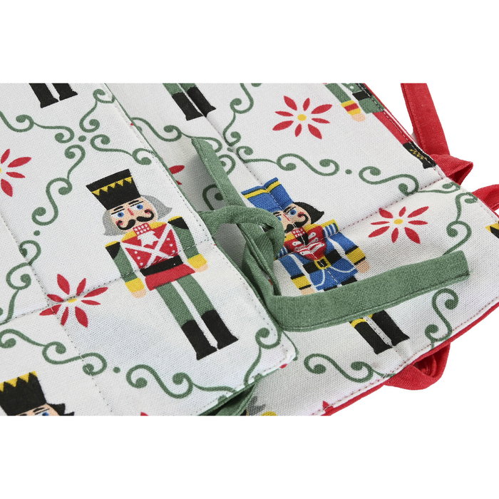 Panier décoratif Home ESPRIT Blanc Rouge Vert Beige Casse-Noisette Noël 30 x 30 x 8 cm (2 Unités) Panier décoratif Home ESPRIT Blanc Rouge Vert Beige Casse-Noisette Noël 30 x 30 x 8 cm (2 Unités)