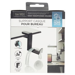 Be Mix Support pour casques de bureau rotatif 360°