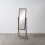 BigBuy Home Miroir sur Pied Noir Naturel 62 x 42 x 174 cm