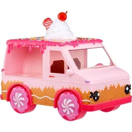 Yummiland Camion à Gloss L.O.L. SURPRISE! pour enfants - Création de gloss avec parfums et paillettes - Figurines Yummi incluses