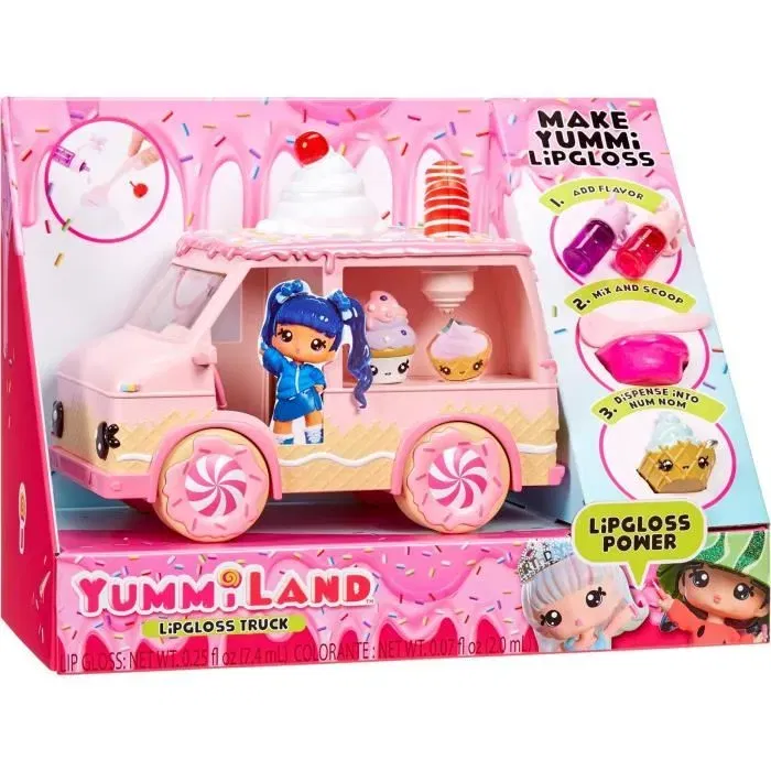 Yummiland Camion à Gloss L.O.L. SURPRISE! pour enfants - Création de gloss avec parfums et paillettes - Figurines Yummi incluses Yummiland Camion à Gloss L.O.L. SURPRISE! pour enfants - Création de gloss avec parfums et paillettes - Figurines Yummi incluses