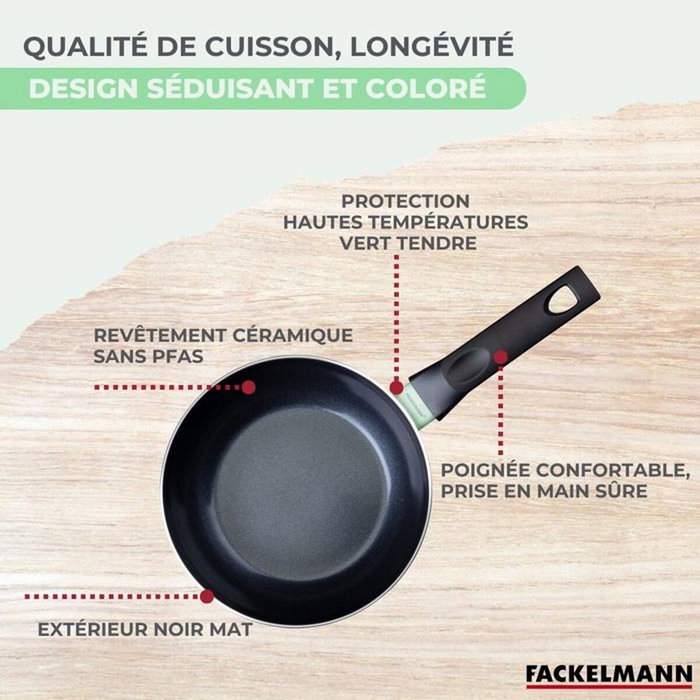Fackelmann Ensemble de 2 woks Brandao 20 et 28 cm Fackelmann Ensemble de 2 woks Brandao 20 et 28 cm
