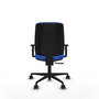 PIQUERAS Y CRESPO Chaise Alares Synchro Tissu Bleu