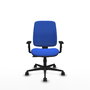 PIQUERAS Y CRESPO Chaise Alares Synchro Tissu Bleu