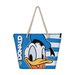 KARACTERMANIA - Sac de plage Disney Sailor Pato Donald - 37 x 52 x 17 cm - Un compartiment avec fermeture à glissière et deux anses