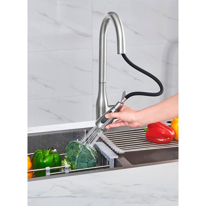Mitigeur Verhal serie trazo Argenté Acier inoxydable Forme en C Mitigeur Verhal serie trazo Argenté Acier inoxydable Forme en C