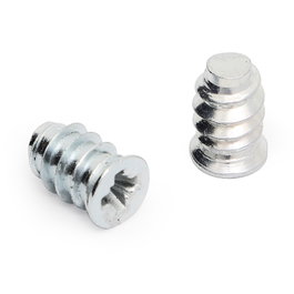 HERRAJES ALK Tornillo Euro à tête plate Pozidriv zincé, 6,3 x 10 mm