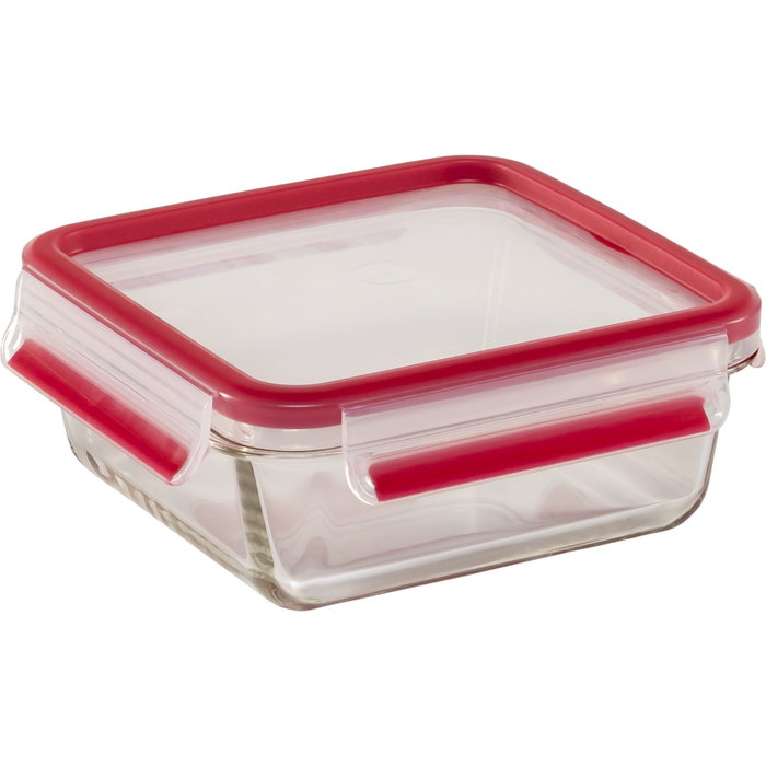 EMSA Clip & Close Glass Lot de 3 boîtes de conservation