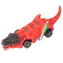 HTI Dino Racers - Véhicules à friction dinosaures - Multipack de 12 unités - Jouets pour enfants dès 3 ans - 5 modèles différents - Dino Racers Exp.
