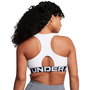Soutien-gorge de Sport Under Armour Hg Mid Branded Blanc XL