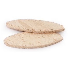 HERRAJES ALK Galettes de bois de hêtre n°10 striées, pack de 1000