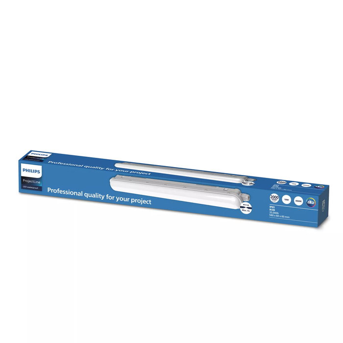 Philips Projectline Réglette LED étanche 18 W 2000 lm 4000 K 58 cm