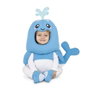 My Other Me Disguise Bébé Costume Gonflable Ballon Baleine Taille 7-12 Mois Bleu 100% Polyester