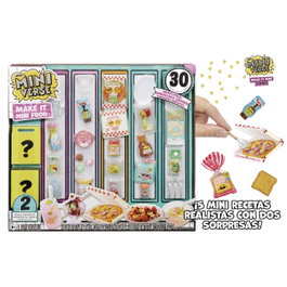 MGA Miniverse Make It Mini - Pack Multi Recettes, Plus de 30 Pièces d'Ingrédients avec 2 Surprises