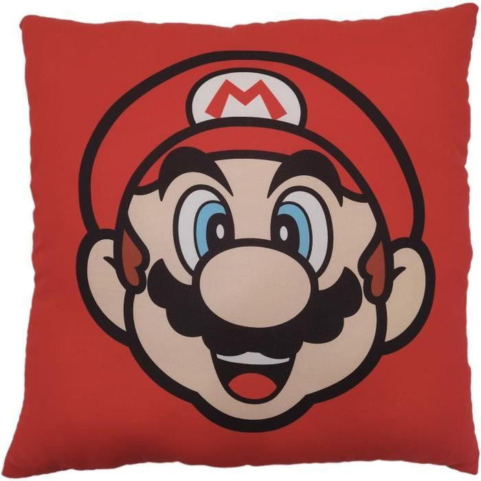 Mario Bros Coussin carré Mario et Luigi - Microfibre - 40 x 40 cm Mario Bros Coussin carré Mario et Luigi - Microfibre - 40 x 40 cm