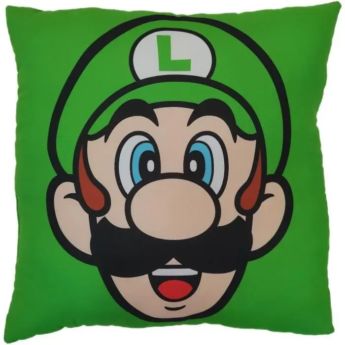 Mario Bros - Coussin décoratif double face carré Microfibre 40x40 cm - Mario et Luigi - Motif Super Mario Mario Bros - Coussin décoratif double face carré Microfibre 40x40 cm - Mario et Luigi - Motif Super Mario