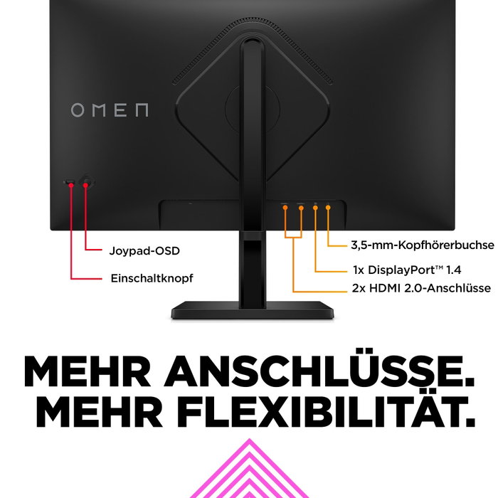 HP OMEN 27q 68,6 cm (27 poleces) Black HP OMEN 27q 68,6 cm (27 poleces) Black