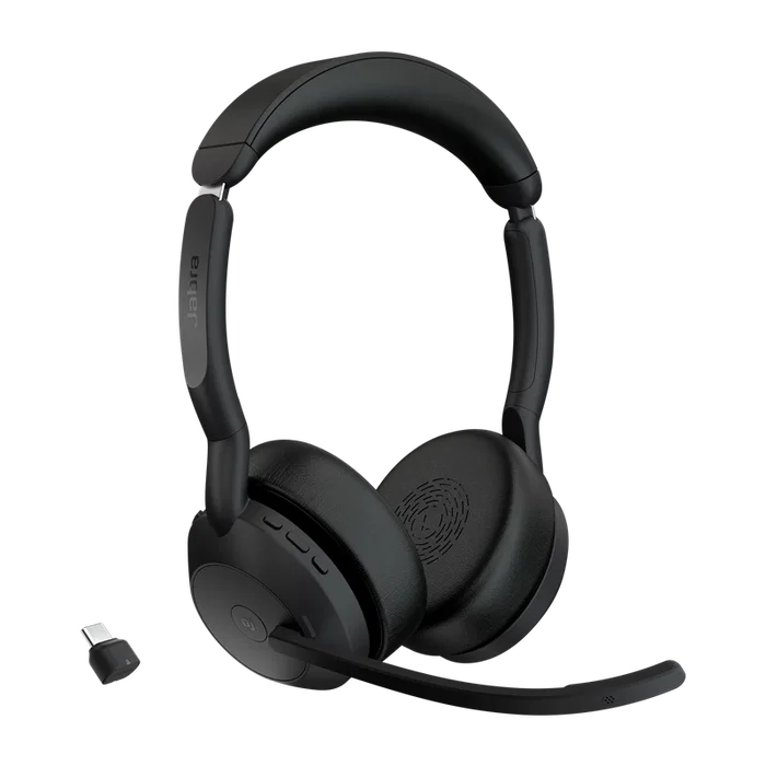 Jabra Evolve2 55 MS Stereo Headset Noir