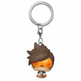 FUNKO Llavero Pocket POP Overwatch 2 Tracer