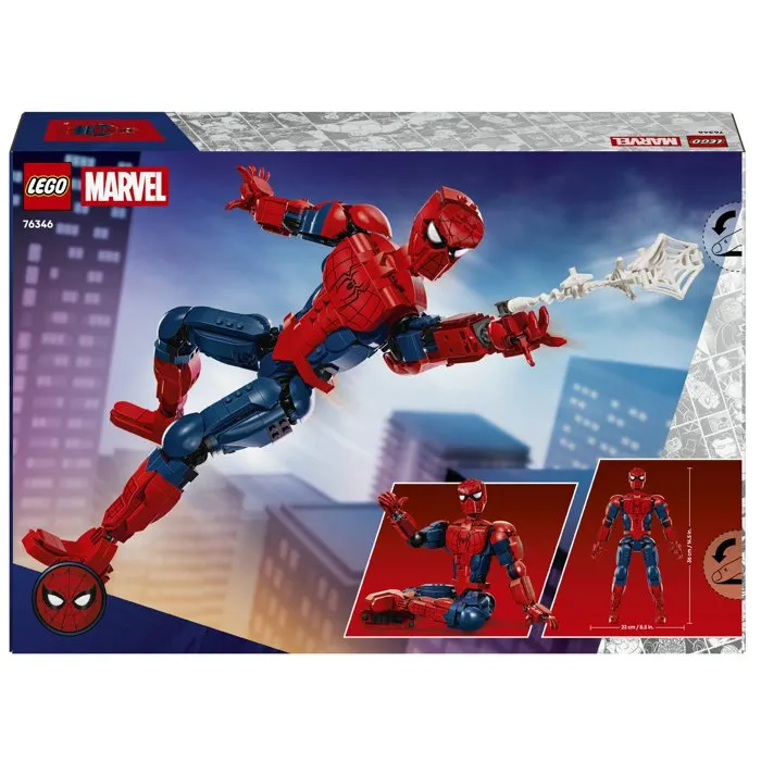 LEGO Marvel 76346 Spider-Man, la Figurine de Héros - Jouet de Construction pour Enfants de 12 Ans et Plus