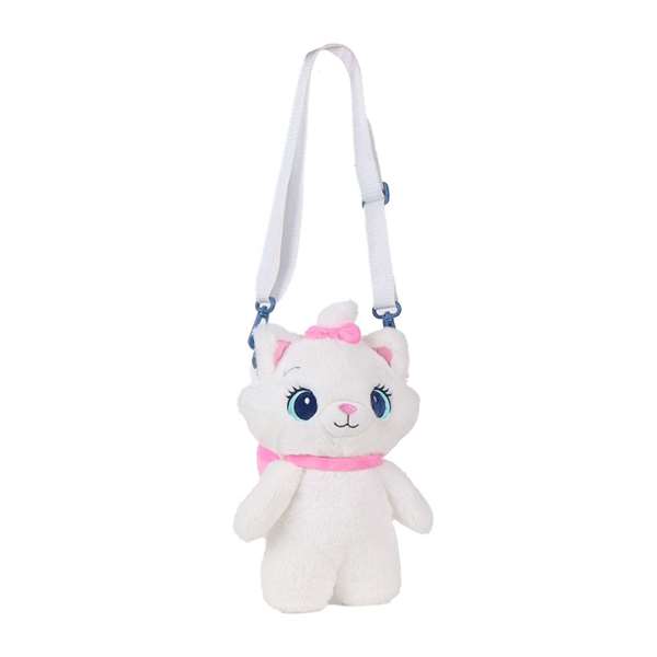 Disney Sac à dos peluche 14 x 28 x 11 cm - Blanc - À partir de 3 ans