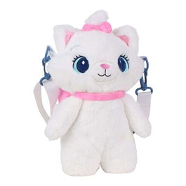 Disney Sac à dos peluche 14 x 28 x 11 cm - Blanc - À partir de 3 ans