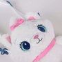 Disney Sac à dos peluche 14 x 28 x 11 cm - Blanc - À partir de 3 ans
