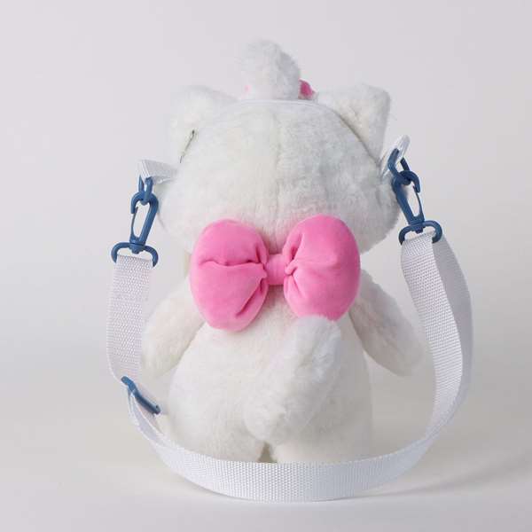 Disney Sac à dos peluche 14 x 28 x 11 cm - Blanc - À partir de 3 ans