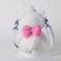 Disney Sac à dos peluche 14 x 28 x 11 cm - Blanc - À partir de 3 ans